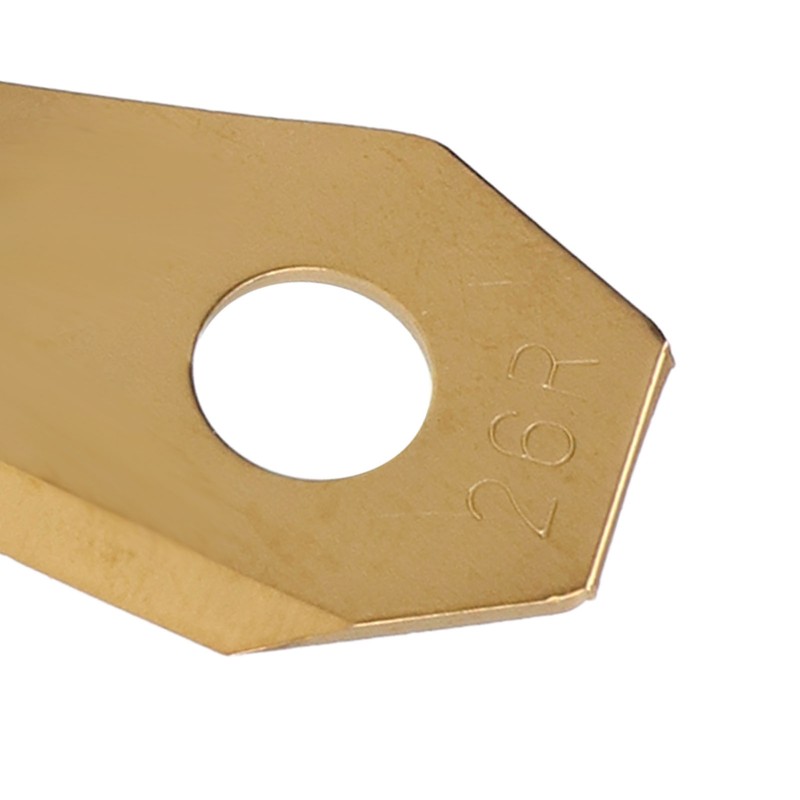 30pcs Robotic Lawnmower Blades Titanium Sturdy Practical Robot Mower Blades