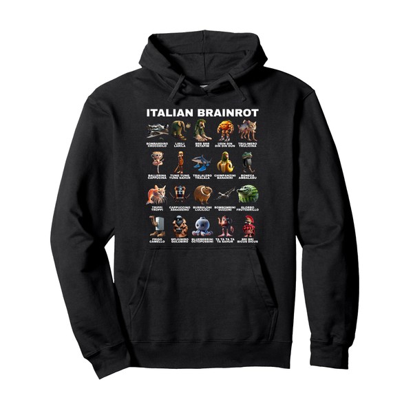 Italian Brainrot Children Pullover Hoodie