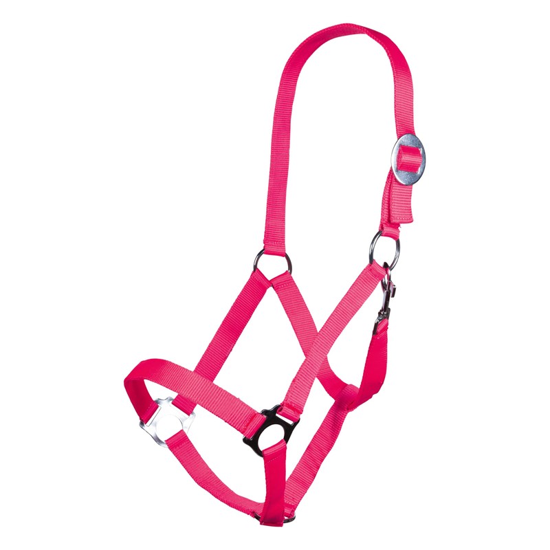 HKM Headcollar Stars Economy Softice Neon Pink Pony