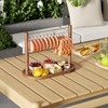 Bacon Display Rack-Acacia Bacon Clothesline Serving Tray-Bacon Hanger-Exquisite Bacon Serving
