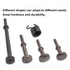 5 Pcs Smoothing Pneumatic Air Hammer Rivet Bits Set, Heavy