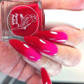 Parrot Polish Cherry Blast Thermal Nail Polish Cherry to Fuchsia