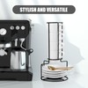 Lareina 4 Ounce Espresso Cups with Saucers, Spoons and Metal