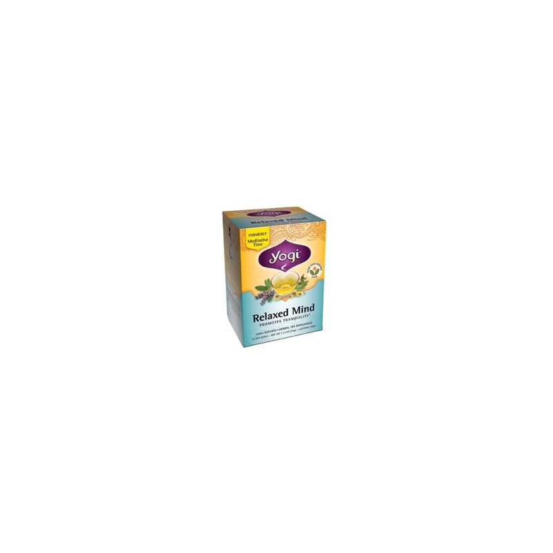 Yogi Relaxed Mind Herbal Tea Caffeine Free - 16 Tea