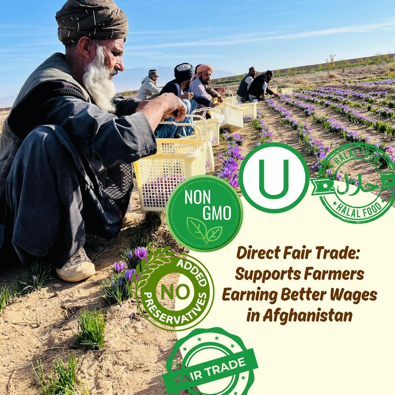 Heray Saffron, Premium Afghani Safron Threads (Super Negin Quality A+)