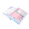 Notebook Set Checkered Girl's Heart Cute Thick Journal Gift Box