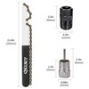 QKURT Bike Chain Whip Tool Kit, 3PCS Cycle Cassette Removal