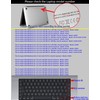 XSKN Hebrew Black EU Version Keyboard Cover Skin for 2026-2021
