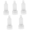 BIUDECO 5pcs Foam Soap Dispenser Parts Replacement Bottle Head for