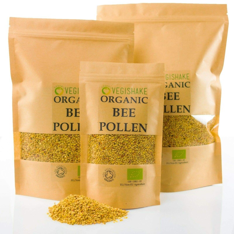 Bee Pollen B-Complex Vitamins B1 B2 B9 C E and
