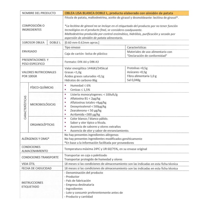 25 x Sheets of Edible Wafer Paper DL - Premium