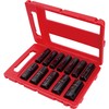 CRAFTSMAN Impact Socket Set, Metric, 1/2-Inch Drive, Deep Impact Sockets,
