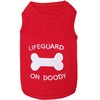 Parisian Pet Dog Cat Clothes Tee Shirts Lifeguard, Peace, Free