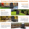 Cubierta Protectora Funda Asador para Weber de 22 Pulgadas, Cubre