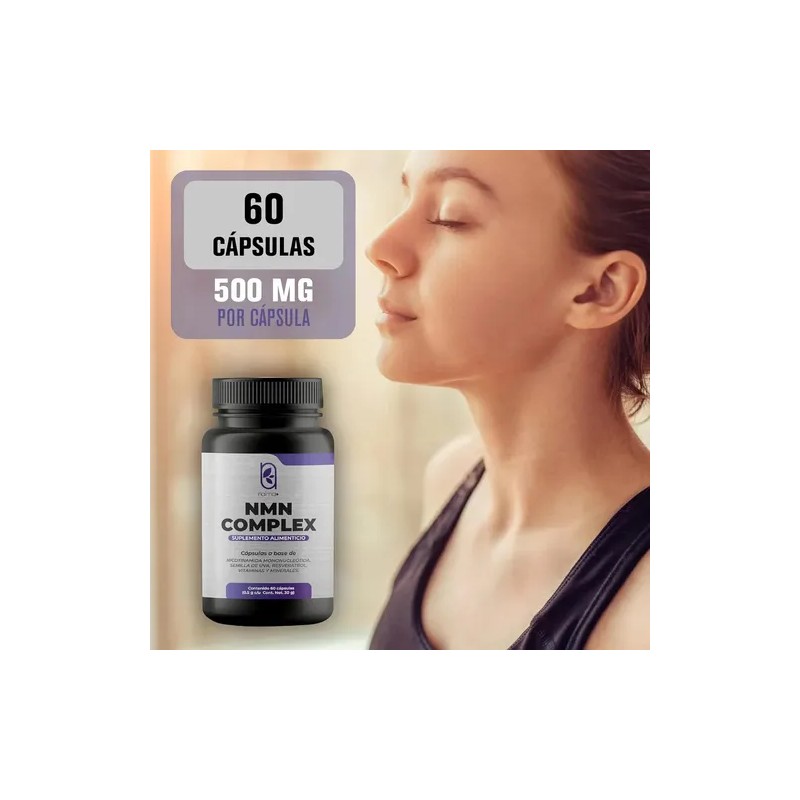 Nmn Complex Naima Plus Suplemento Nicotinamida Mononucleótido Resveratrol