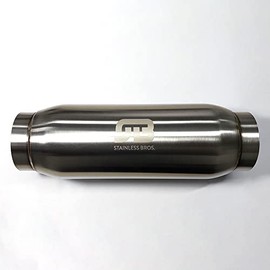 Stainless Bullet/Bottle Style Resonator - SS304 (3.5" x 18" OAL)