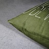 Emvency Olive Green Throw Pillow Cover Rustic Follow Your Dreams