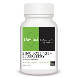 다빈치 래버러토리스 징크 로젠지 엘더베리 60 로젠지 Da Vinci Laboratories Zinc Lozenges Elderberry 60 Lozenges