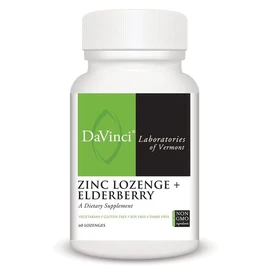 다빈치 래버러토리스 징크 로젠지 엘더베리 60 로젠지 Da Vinci Laboratories Zinc Lozenges Elderberry 60 Lozenges