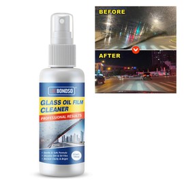 LOCBONDSO Car Glass Oil Film Cleaner, Auto Glass Cleaner, Oil Film Remover for Car Window, Easily Restore Glass 100ml