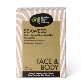 Australian Natural Soap Company Detoxifying Cleansing Bar - Seaweed, 100g