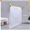 YOAVIP 9x12 A4 Clear Zip Plastic Wallet Envelopes File Document