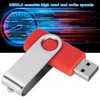 USB Flash Drive Candy Red Rotatable Portable Storage Memory Stick