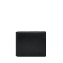 Fossil Derrick Bi-Fold Wallet, Black, One size