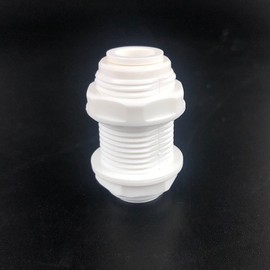 XINWOO 3/8" RO Water System Tube Fitting,Bulkhead Connector,Quick Connect Bulkhead Connector,Filters,Water Purifiers(Pack of 5)