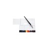 Yasutomo Niji Foldout Watercolor Palette, White (YWP800)