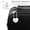 Baluue Love Lock Heart Padlock with Key, 10CM Diary Lock