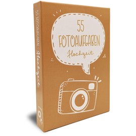 Sophies Kartenwelt Wedding Game Selfie - 55 Postcards with Funny Photo Tasks - Wedding Gift and Creative Alternative to Guest Book - Creative Game for Guests