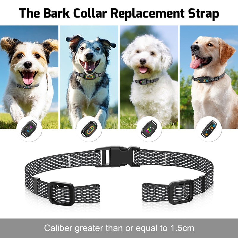 Dog Bark Collar Replacement Strap, Shock Collar for Dogs Replacement