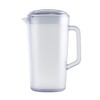 G.E.T. Heavy-Duty 1 Gallon Plastic Pitcher with Lid, Clear, BPA