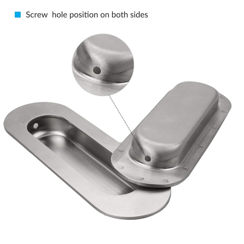 YEYIT 2 Pcs Concealed Embedded Flush Sliding Door Pull Handles,