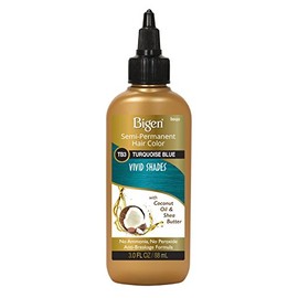 Bigen Semi-Permanent Haircolor #Tb3 Turquoise Blue 3 Ounce (88ml) (3 Pack)