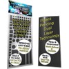 LightDims Original Strength Light Dimmer LED Covers (2 Sheets) Shapes