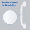 Medline White 12” Grab Bar for Shower & Bathtub, Independence