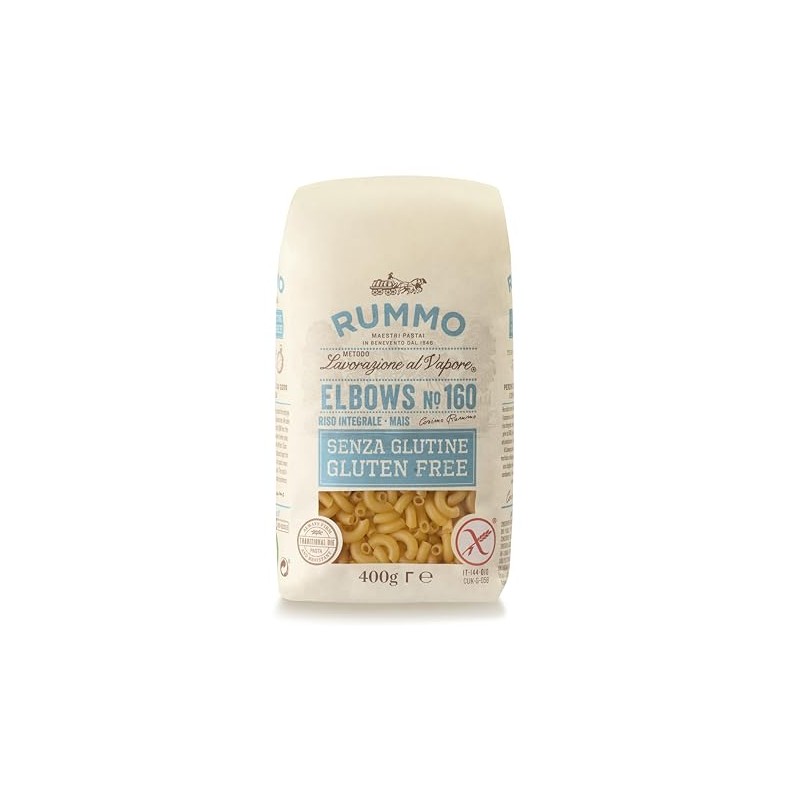 Rummo Gluten Free Elbow Pasta No.160, 400 g (Pack of