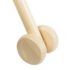 HollyHOME Plush Unicorn Stick Horse with Wood Wheels Real Pony