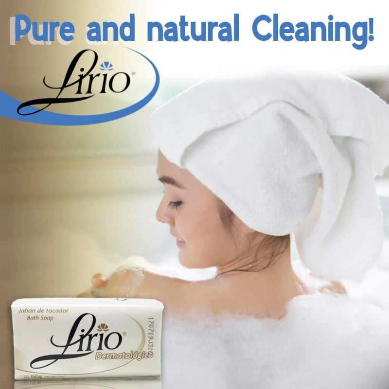 Lirio Bath Soap 5.3 Oz Anti Bacterial Skin Cleaning Agent