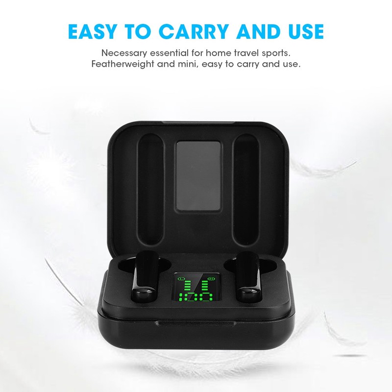 Ultralight TWS Wireless Earphones Bluetooth Headset Call Report Earbuds Mega