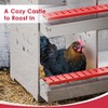 FuzzlyCo Chicken Nesting Boxes, 6 Hole Nesting Box for Chickens
