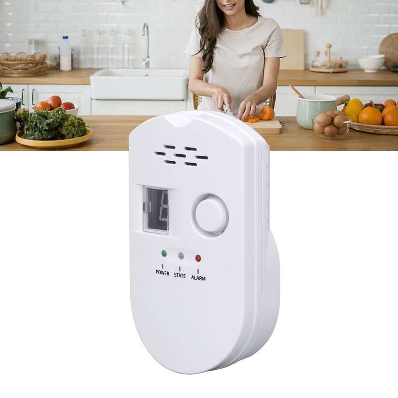 Natural Gas Detector Plug In Ultra Sensitive Digital Display Flammable