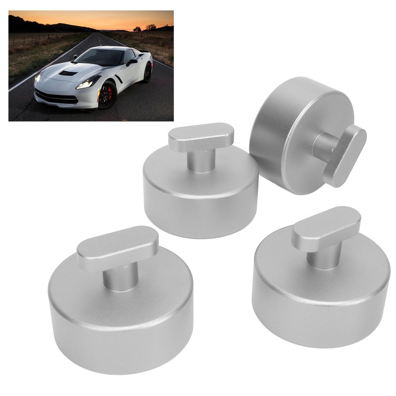 4PCS Jack Pad Billet Aluminum Lift Point Jack Adapter Pucks