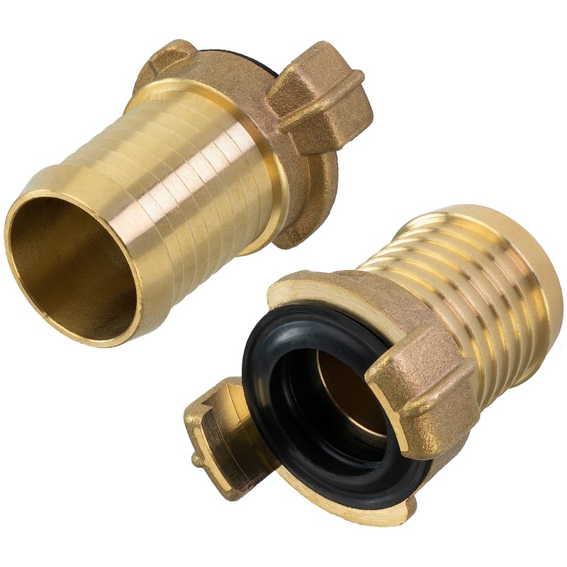 Poppstar 2 Brass Quick Couplings 1 1/4 Inch Nozzle (System
