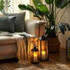 5plots 6" x 3" Flickering Flameless Candles - Battery Operated