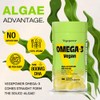 Vegan Omega-3 DHA Supplements - Premium Fish Oil Alternative from