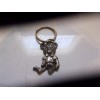 Unbranded 1996 Lead Free Pewter TEDDY BEAR KEY CHAIN NEW