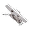 DONGKER 2PCS Boat Cord Hook Bases,Stainless Steel Boat Mooring Hooks